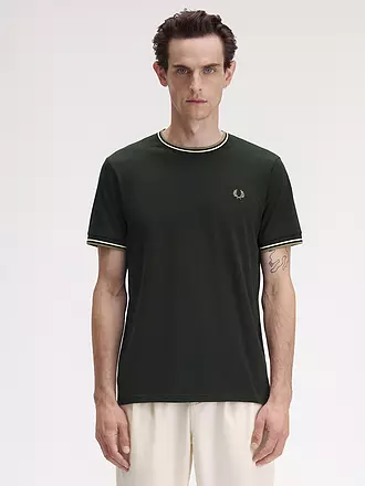 FRED PERRY | T-Shirt | dunkelgrün